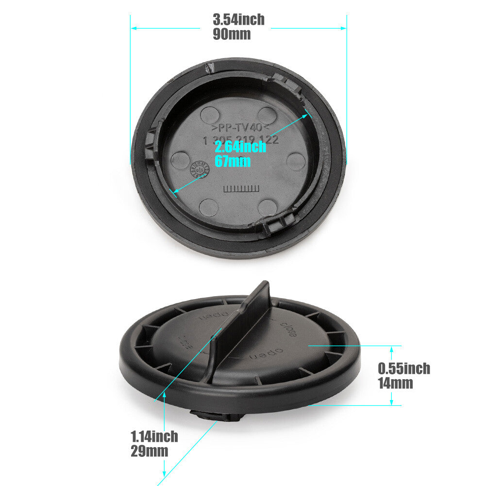 for Mercedes Benz W204 W171 W212 W222 1305219122 BlackHeadlight Dust Cover 3.54