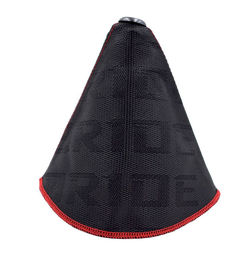 Car shift paddle protector, gearbox boot, racing JDM style, bridal black, suitable for modern cars.
