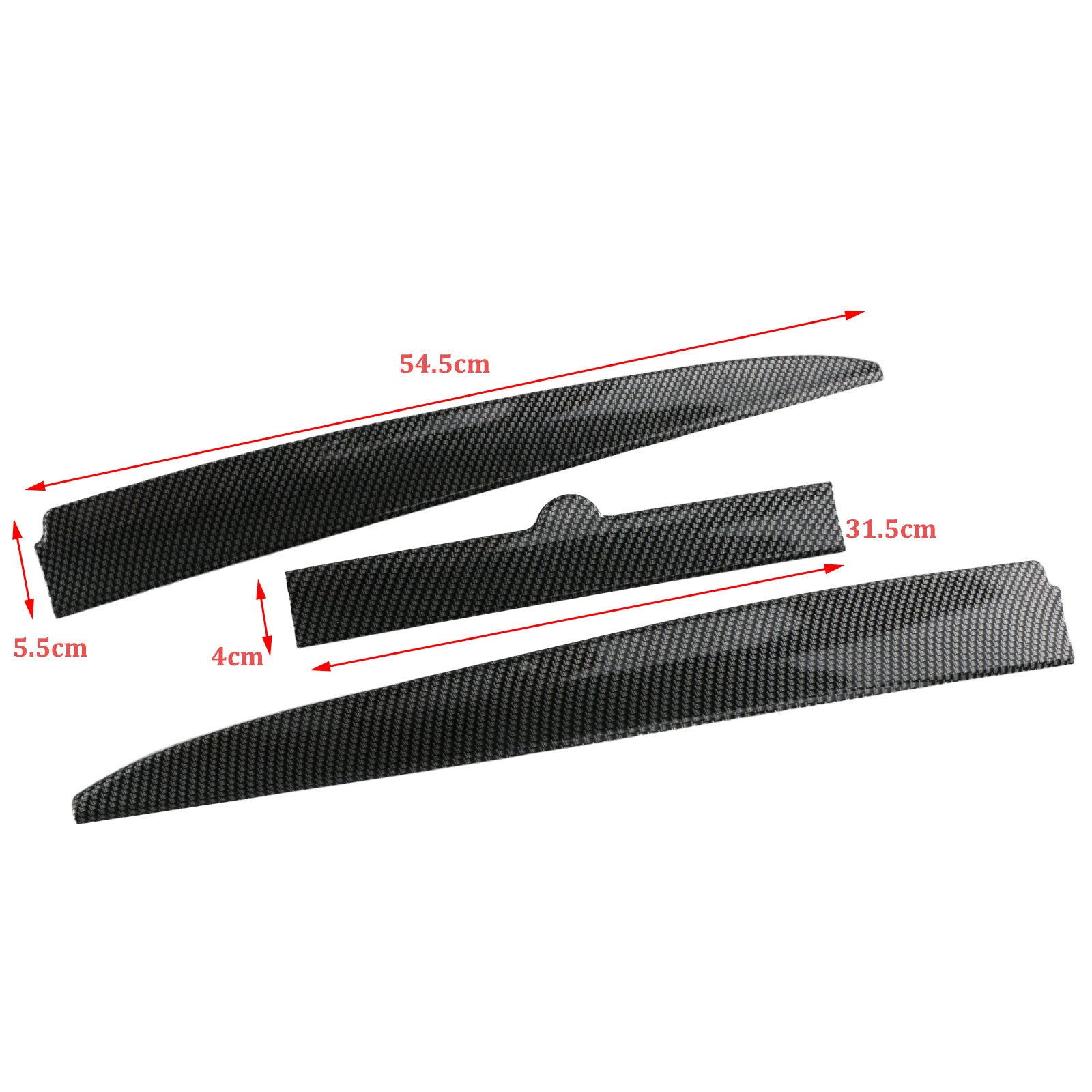 Carbon fiber universal adjustable trunk lip boiler roof rear