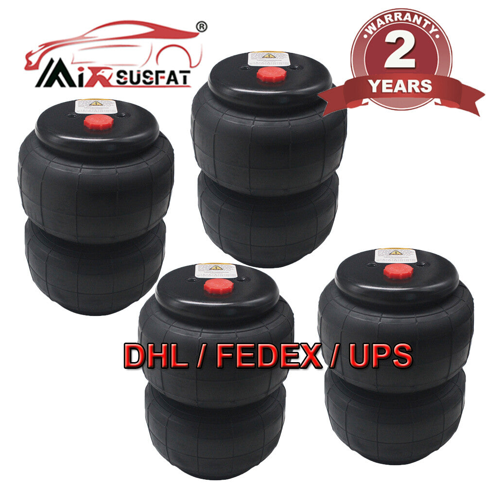 4pc For Dominator D2500 58343 Air Suspension Spring Assembly Ride Suspension Bag