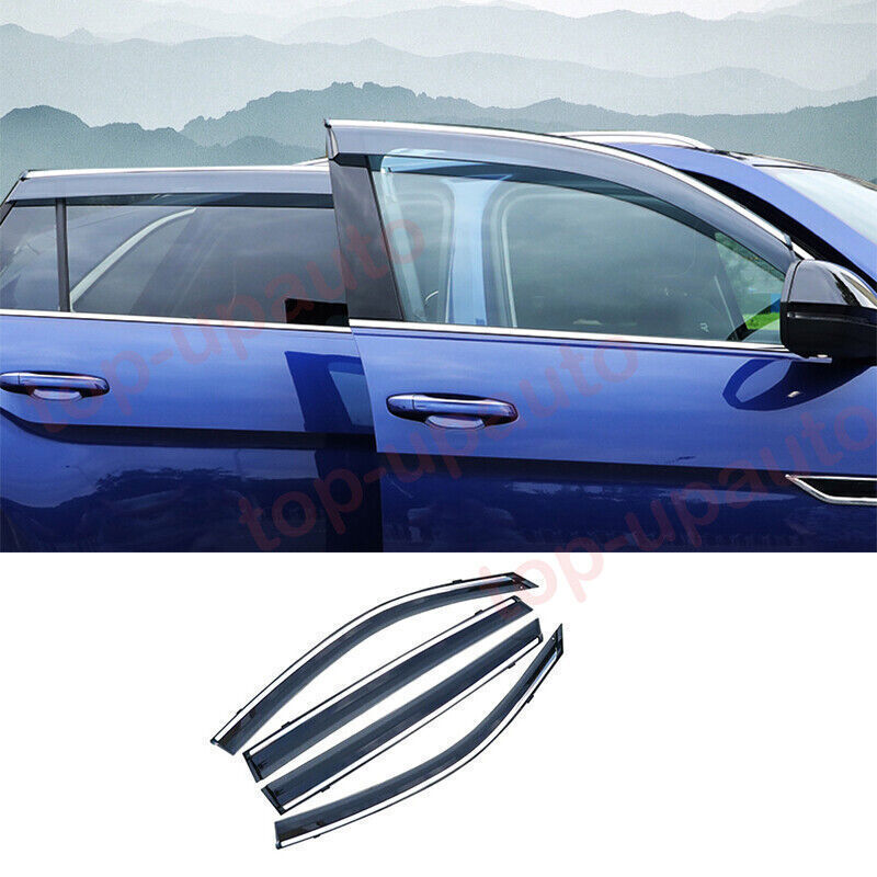 for VW Atlas Cross Sport 2020-2023 Window Cover Visors Rain Guard Vent Shade Sun