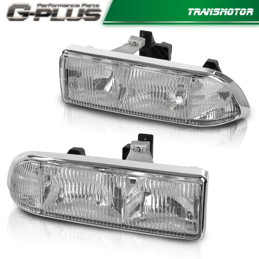 Headlight assembly suitable for 1998-2005 for Chevrolet Suits (1998-04 S10) with bulbs.