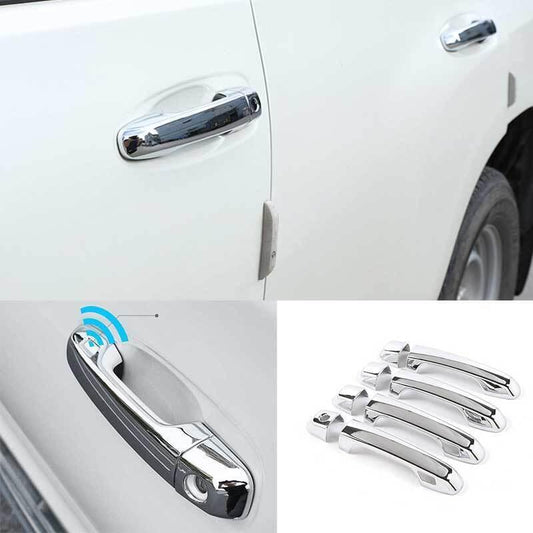 for Lexus GX460 2010-2022 Chrome Side Door Handle Cover Trim W/ for Smart Hole 8pcs