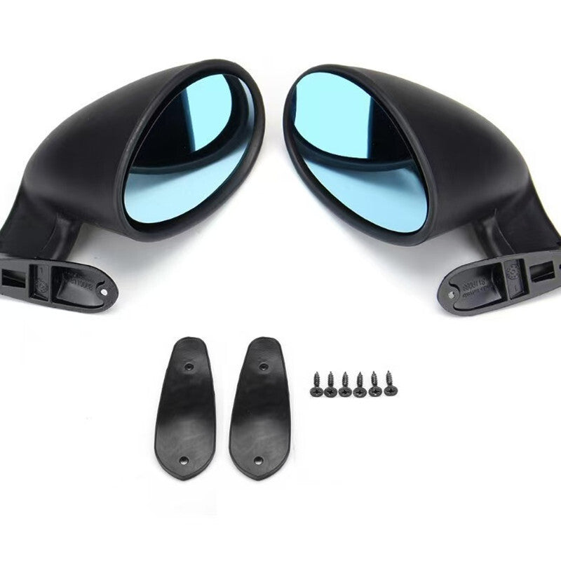 2Pcs Universal Car Classic Retro Rearview Door Wing Side Left Right Mirror Kit