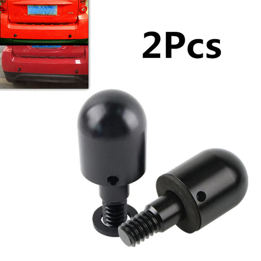 2x Car Aluminum Bumper Spike Round Nail Guard Anti Collision Protector for Smart