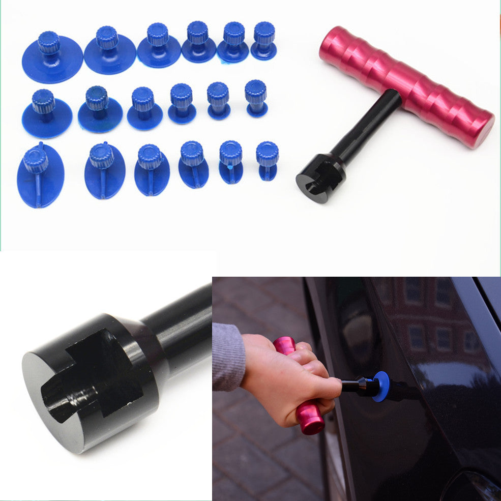 Car T-Bar Body Panel Sheet Metal Paintless Dent Repair Puller Lifter Hammer Tool