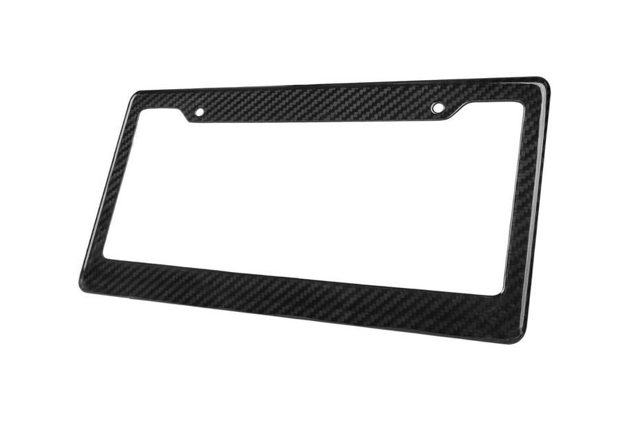 Car license plate frame cover rear carbon fiber wide roof suitable for Ram