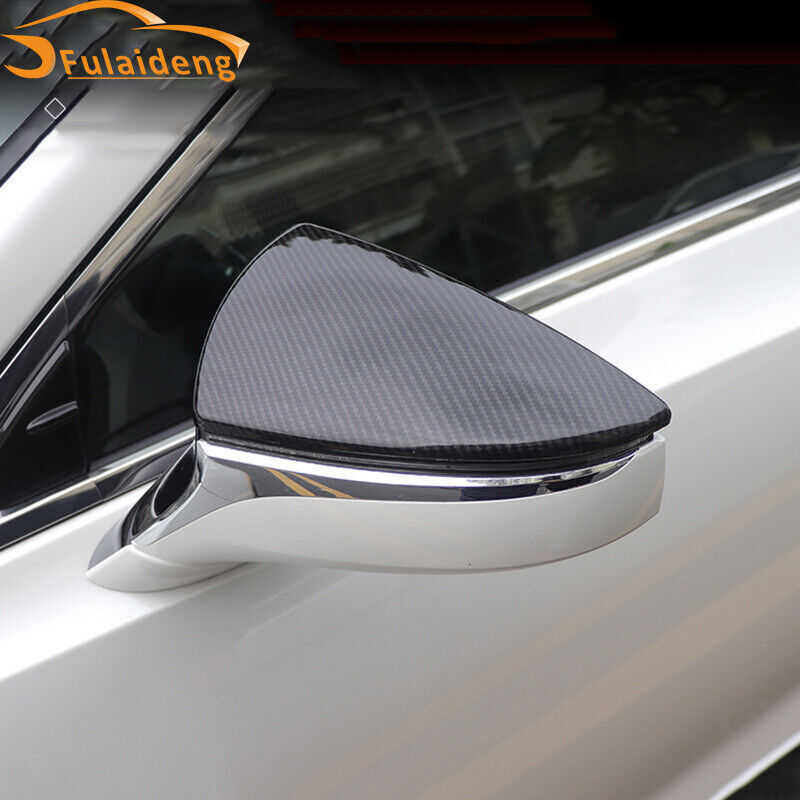 for Lexus ES350 300h ES250 2018-2022 Carbon Fiber Side Door Rearview Mirror Trim