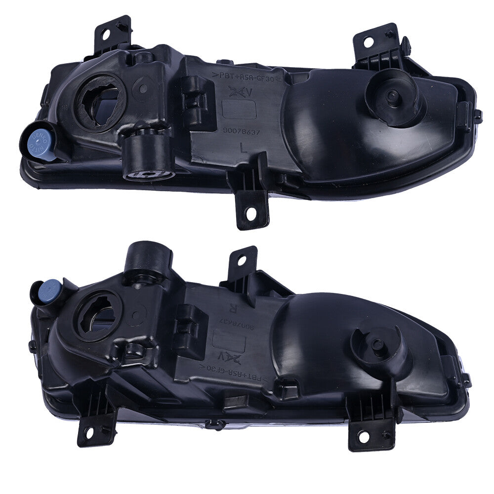 lear Lens Fog Lamp Assemblies LH+RH w/ Bulbs For 17-20 for Nissan Rogue