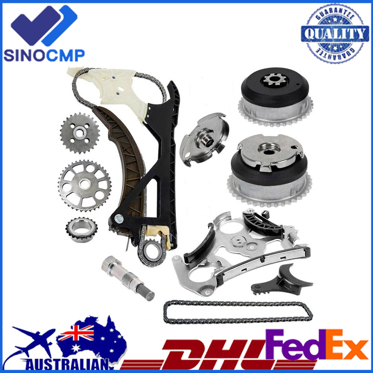 Timing Chain Kit Oil Pump Guide Camshaft Gear for BMW N51 N52 N54 N55 S55 X1 X3