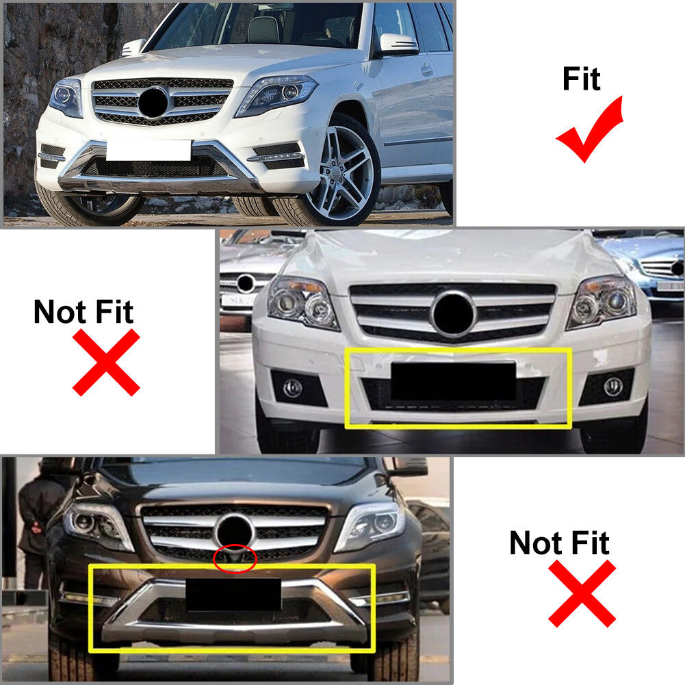 GTR Style Front Bumper Hood Grille for Benz GLK Class X204 2013-2015 2013