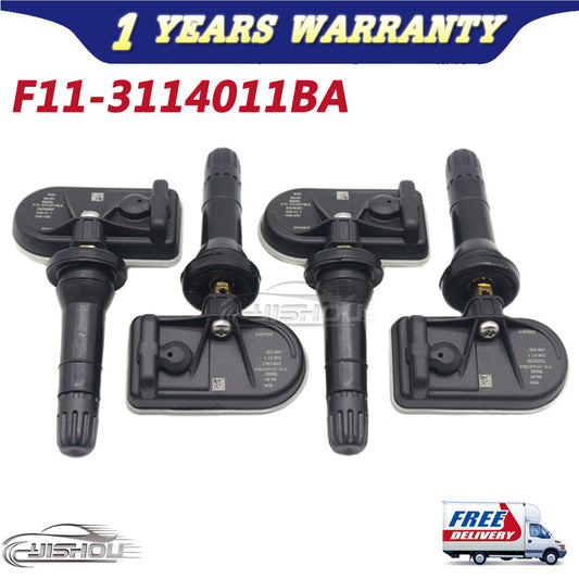 4x New Tire Pressure Sensor TPMS F113114011BA 433MHz Fit For Jetour Traveller T2
