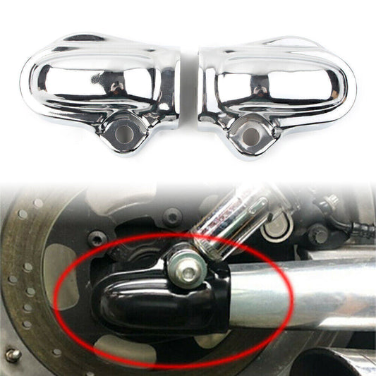 Bar Shield Rear Axle Nut Covers For V-Rod VRSC Muscle VRSCF 2002-2017 Chrome