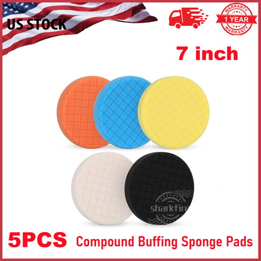 7-inch composite polishing sponge pad for car cushioning, polishing, and waxing