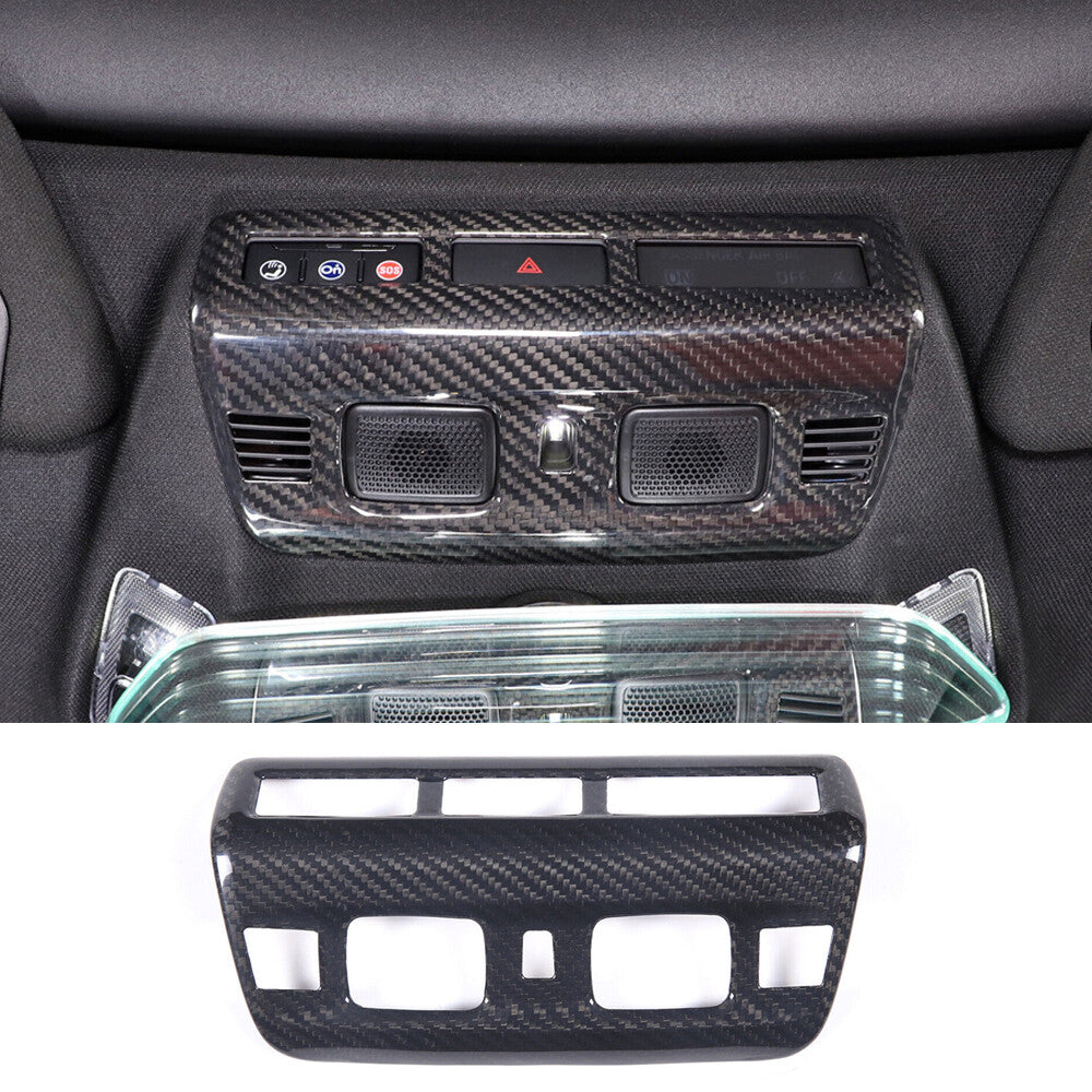 for Chevrolet for Corvette C8 2020+ Real Carbon Fiber Reading Light Lamp Panel Cover