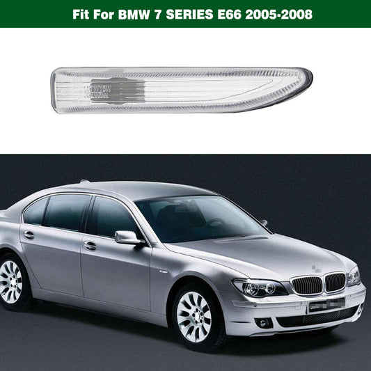 Right White Fender Side Marker Light 63137164758 for BMW 7SERIES E66 2005-2008