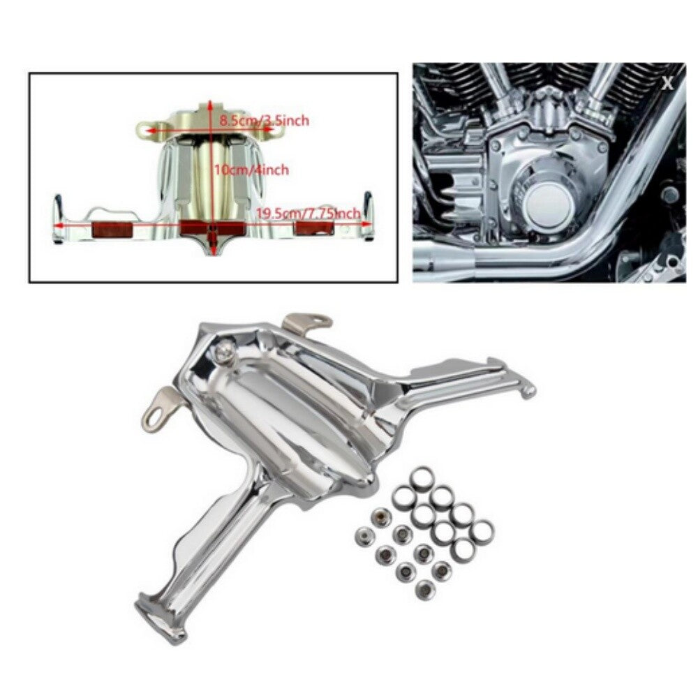 Chrome Tappet Lifter Block Accent Cover for Harley Dyna Twin Cam Electra Glide