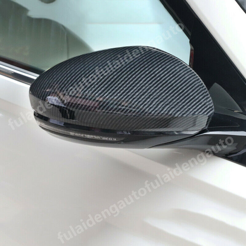 for Nissan Altima 2019-2022 Carbon ABS Rearview Side Door Mirror Cover Trim Caps