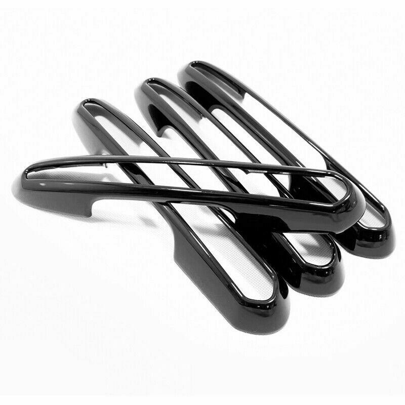 For 2019-2023 for Toyota RAV4 Hollow Glossy Black Outside Door Handles Frame Covers