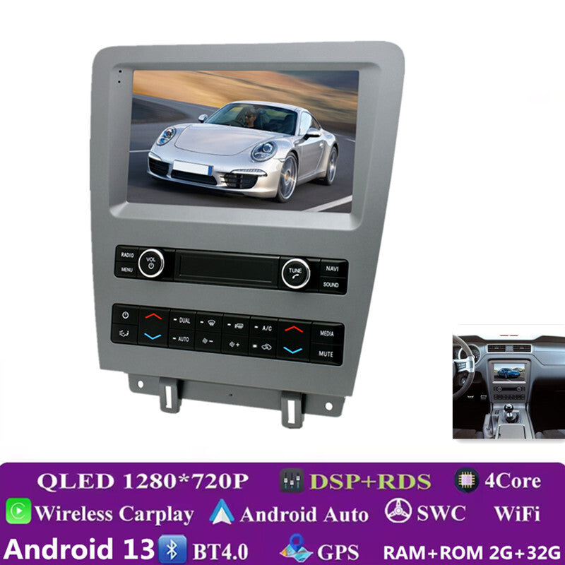 Car Android 2G+32G for Ford for Mustang 10-14 Radio Stereo GPS Navi Wireless Carplay