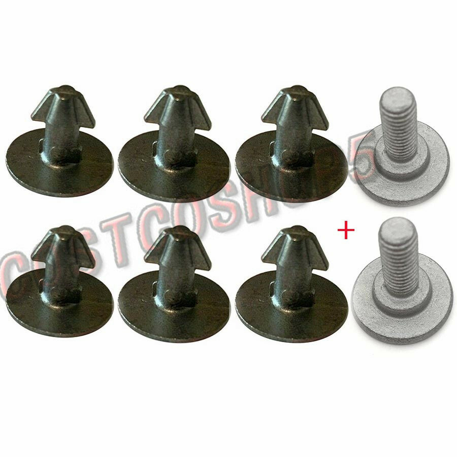 8x Radiator Engine Access Cover Pin Lower Cover Bolt for Honda CRV for Civic