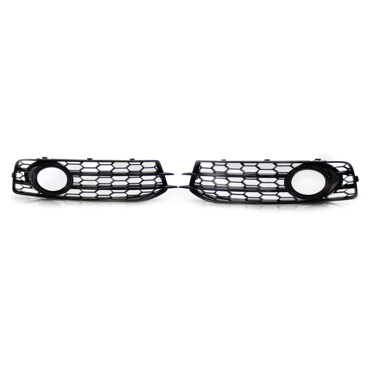 Honeycomb L+H design for front fog light grille covers, suitable for Audi A3 8P S series 2009-2012