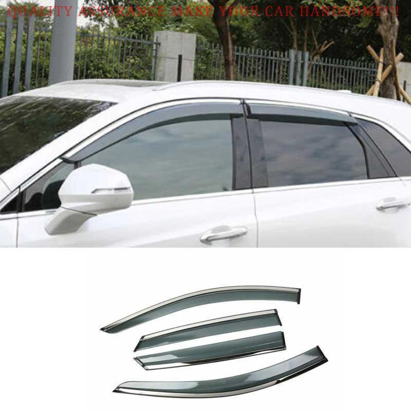 for Cadillac XT5 2017-2024 Car Window Wind Visors Sun Rain Guard Vent Deflectors
