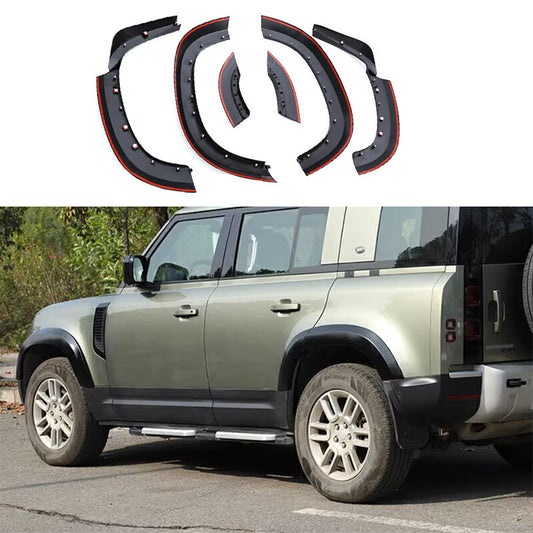 for Land Rover for Defender 110 2020-23 Wheel Eyebrow Arche Fender Flare Gloss Black