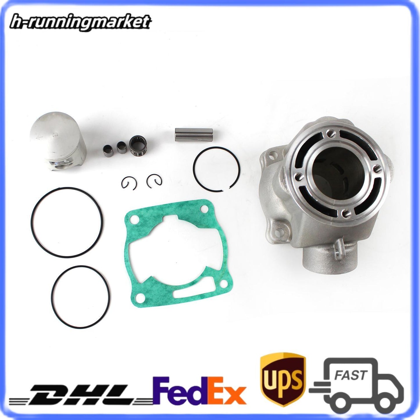 Cylinder Bore 47.5mm Piston Ring Gasket for Yamaha YZ85 2002-2018 93450-16115-00
