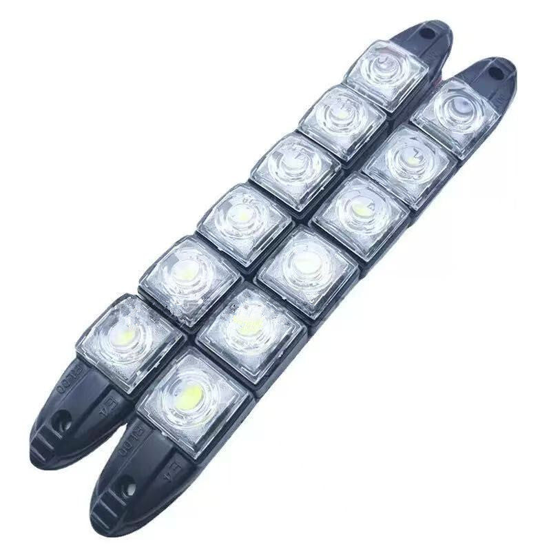 Car Daytime Running Lights Waterproof Fog Lamp Flexible DLR Auxiliary Headlight