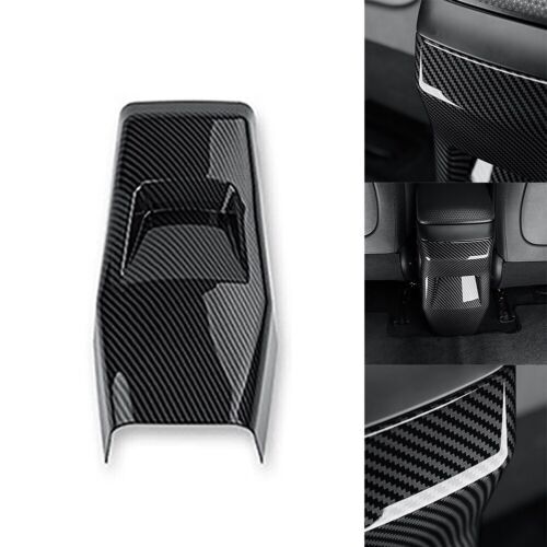for KIA EV6 2022-2023 Carbon Fiber ABS Rear Air Condition Vent Outlet Cover Trim