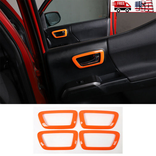 4-Piece Deflector Window Ventilation Sunshade Weather Cover for Toyota Tacoma 2024+ USA