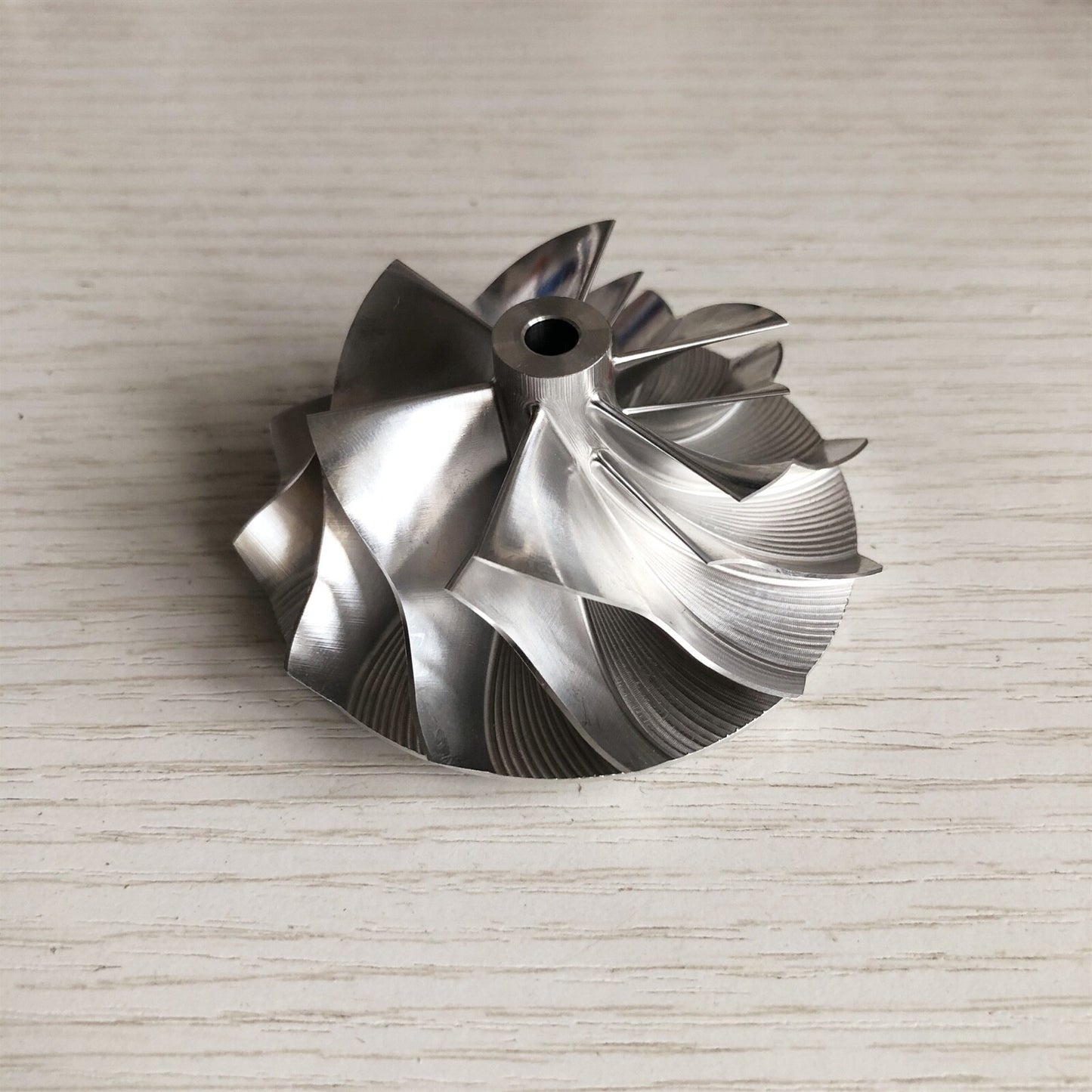 GT15-25 47.73/64.44 mm 6+6 Blade High-Performance Turbine Billet Compressor Wheel