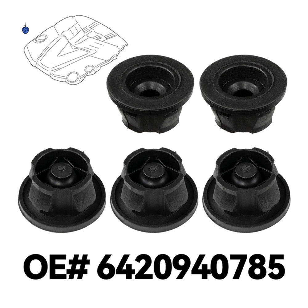 5x Engine Cover Rubber Grommet for Mercedes C E G GL GLK ML R S-Class 6420940785