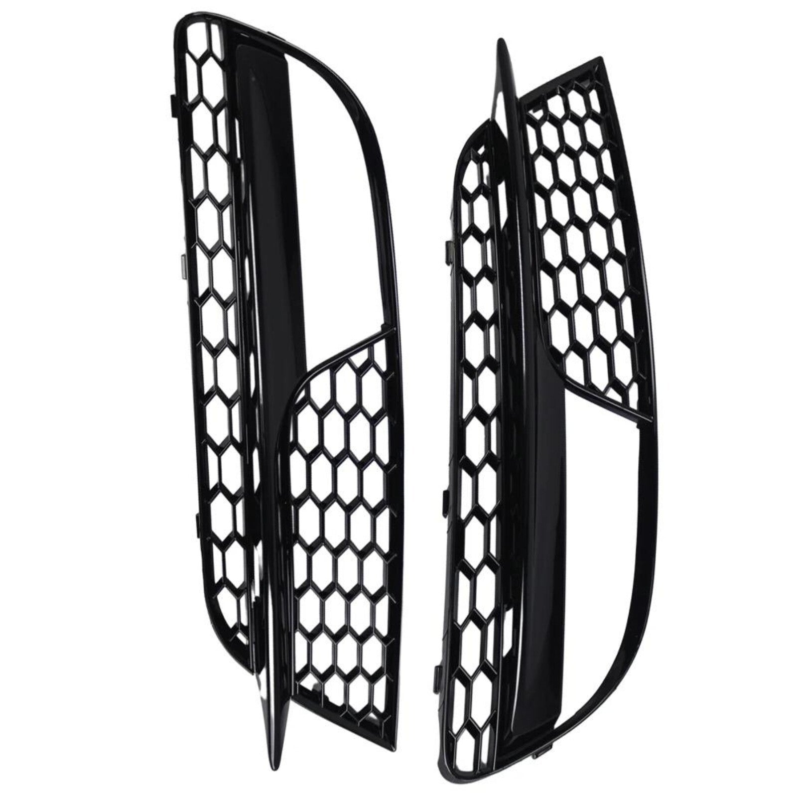 2x Front Lower Bumper Fog Light Grilles Cover Cap Trim For 2012-2016 for AUDI A5
