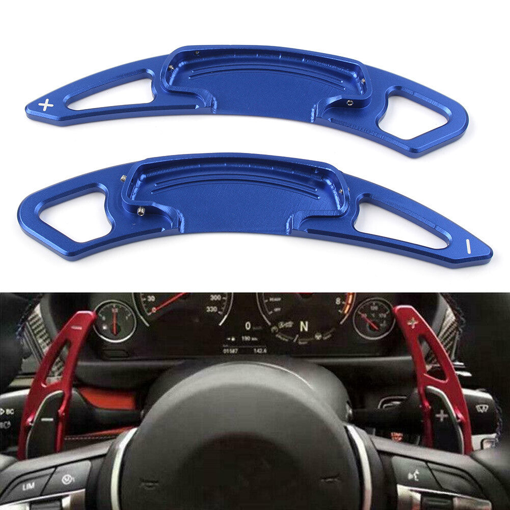 for Honda Accord 2013-2019 Aluminum Blue DSG Paddle Shifters Extensions Trim