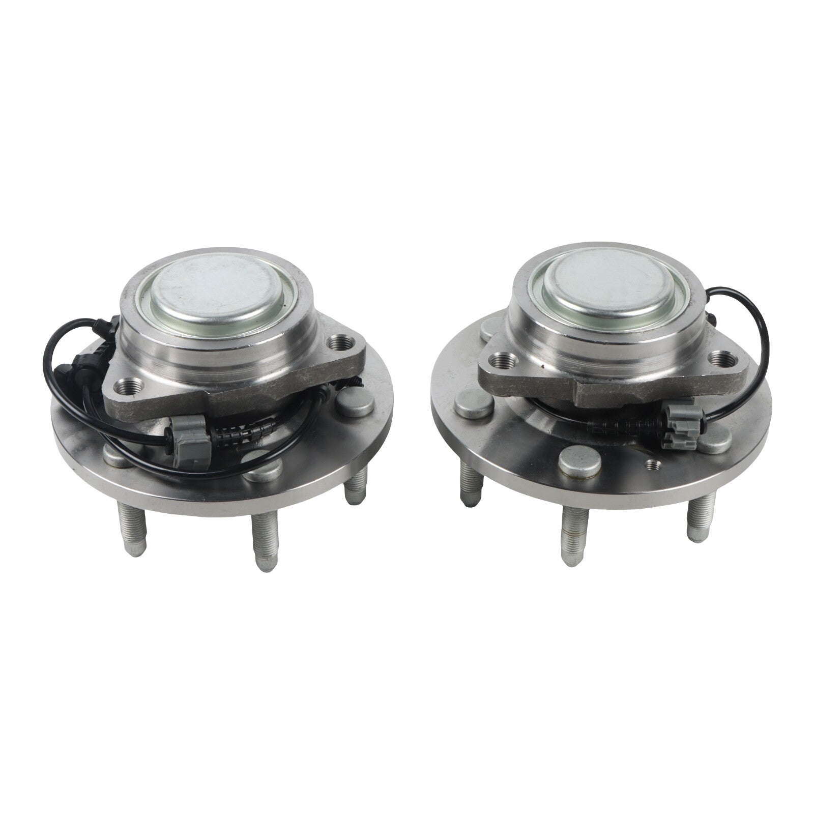 Front Wheel Bearing Hubs Pair for 07-13 Silverado for Sierra for Escalade 1500 w/ABS
