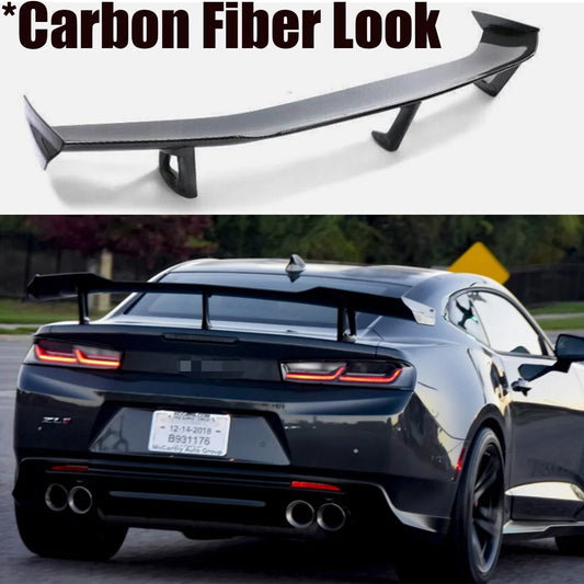 Rear Trunk Spoiler Wing for Chevy Camaro 2016-2022 ZL1 1LE Style Carbon Fiber