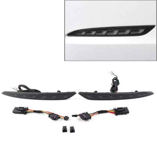 Rear Bumper Reflector Brake Light Dynamic Turn Signal for Tesla Model 3 2017-22