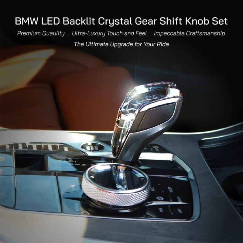 3pc Set Crystal Gear Shift Knob M for BMW 3 Series G20 G05 G06 G07 G15 G29