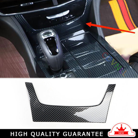 for Cadillac CT6 2016-20 Carbon Fiber Inner Center Console Button Frame Trim 1P