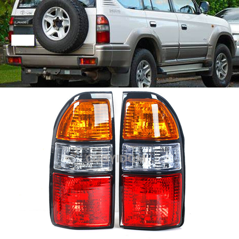 Pair for Toyota Prado FJ90 LC90 3400/2700 1998-2002 Rear Brake Lamp Tail Light