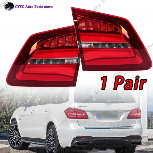 Pair LED Taillights for Mercedes Benz GLS CLASS X166 2016-2019 Brake Light
