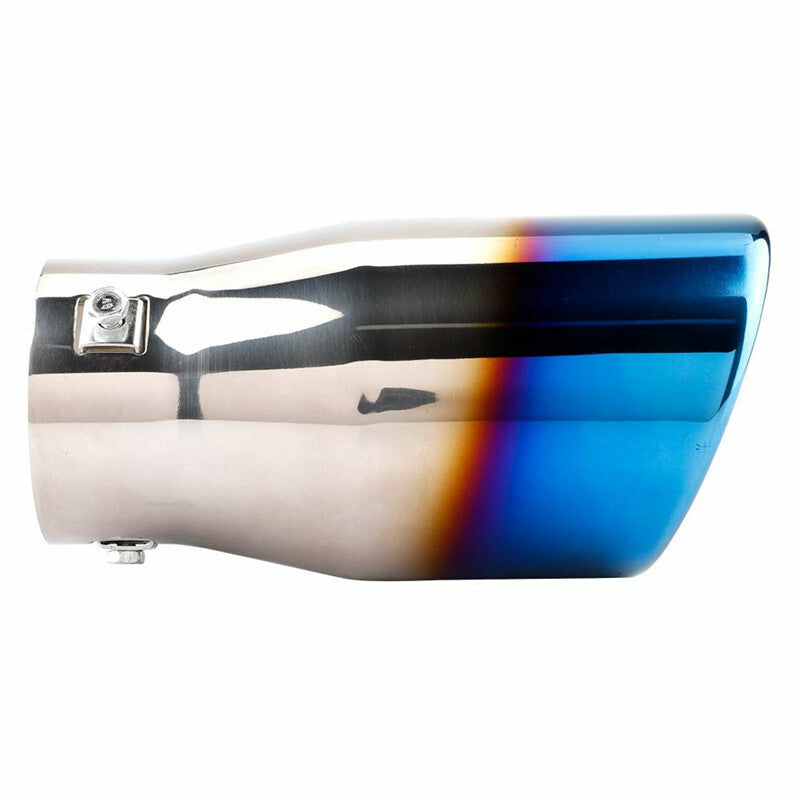Car Muffler Tip Muffler Stainless Steel Exhaust Pipe Roasted Blue Tail Throat
