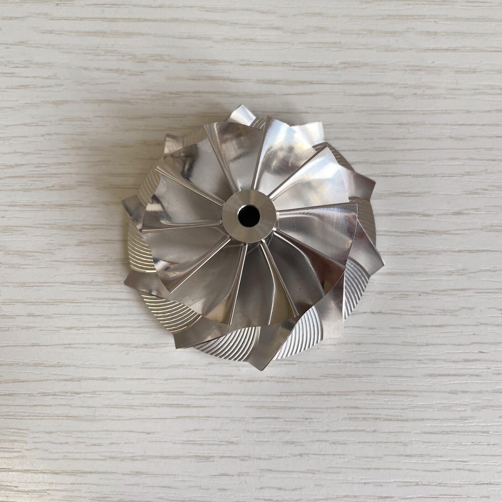 TD04HL Reverse 50.38/68.00 mm 10+0 Blade Performance Billet Compressor Wheel