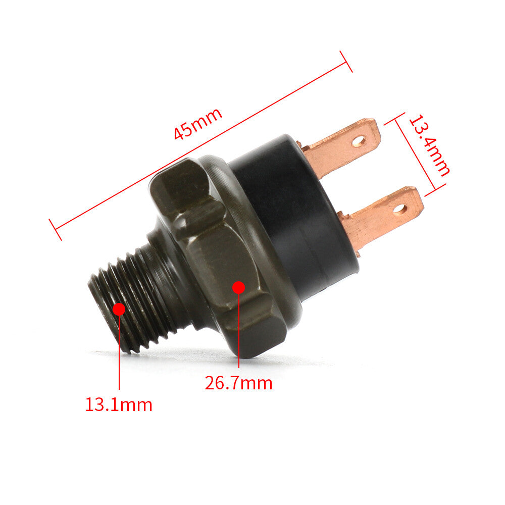 150-180PSI pneumatic switch oil tank mounting thread 1/4 inch NPT 12V/24V suitable for train horns.