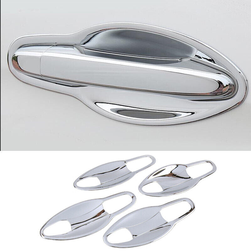 Chrome Car Outer Side Door Bowl Cover Trims ABS Fit for Honda CRV CR-V 2012-2016