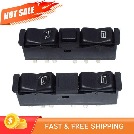 The left side of the power window switch is applicable to for Mercedes W123 W201 W126 0008208110 0008208210