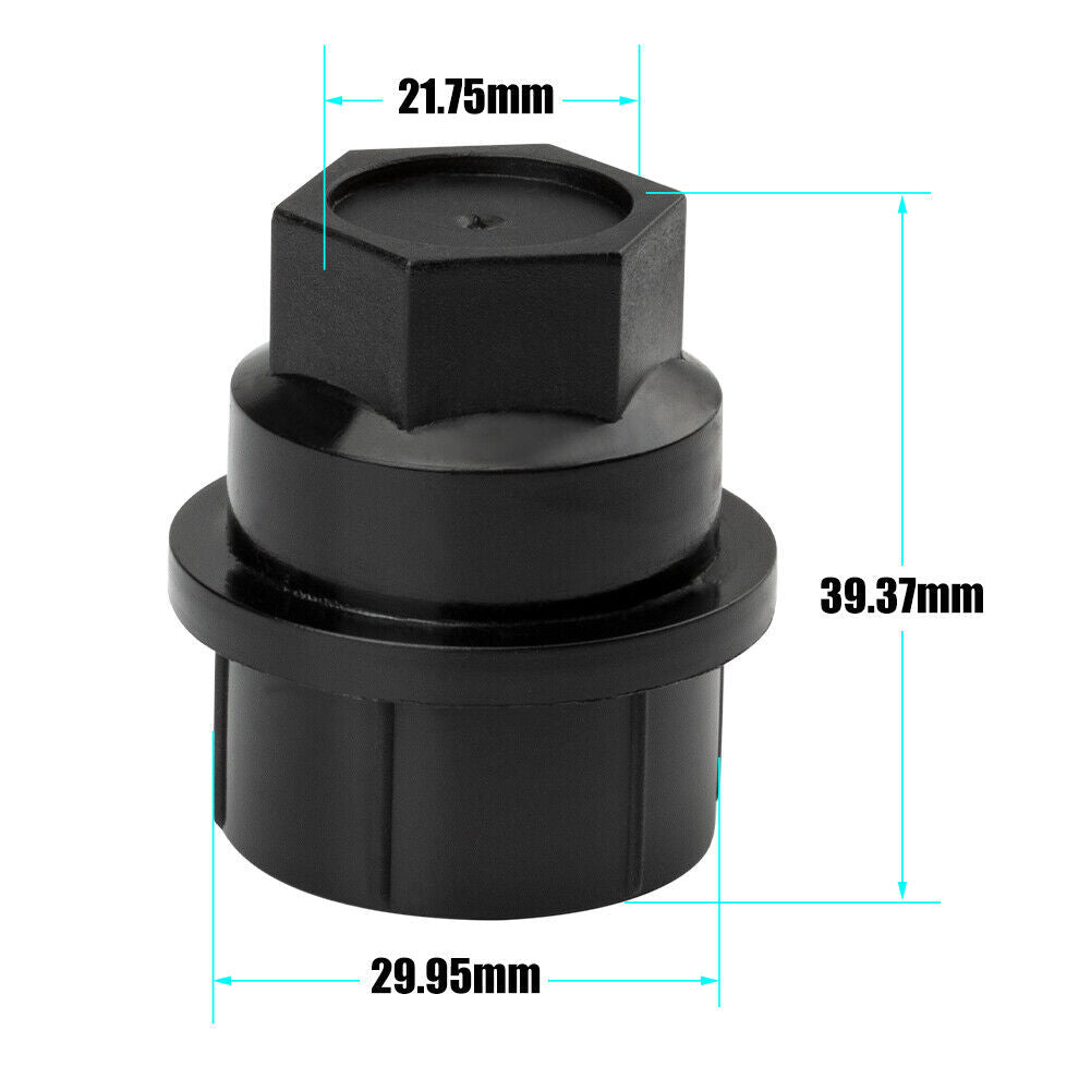 24x Wheel Lug Nut Covers Cap 15646250 for Chevy Silverado Tahoe for GMC 1500 for Sierra