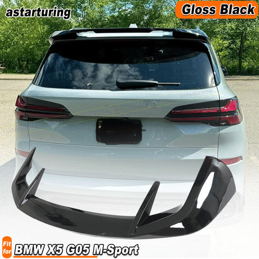 for BMW X5 G05 M-Sport 2019-2024 Glossy Black Rear Roof Window Spoiler Top Wing